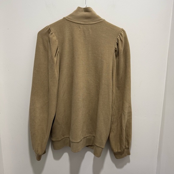 Madewell Garment-Dyed Terry Zip-Up Sweatshirt Medium - Picture 5 of 6